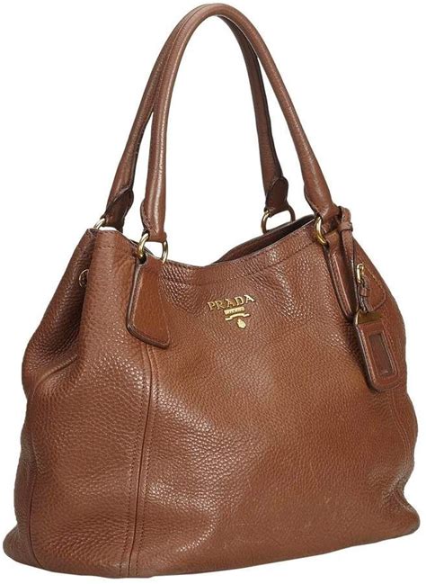 brown prada handbag|prada brown leather handbag.